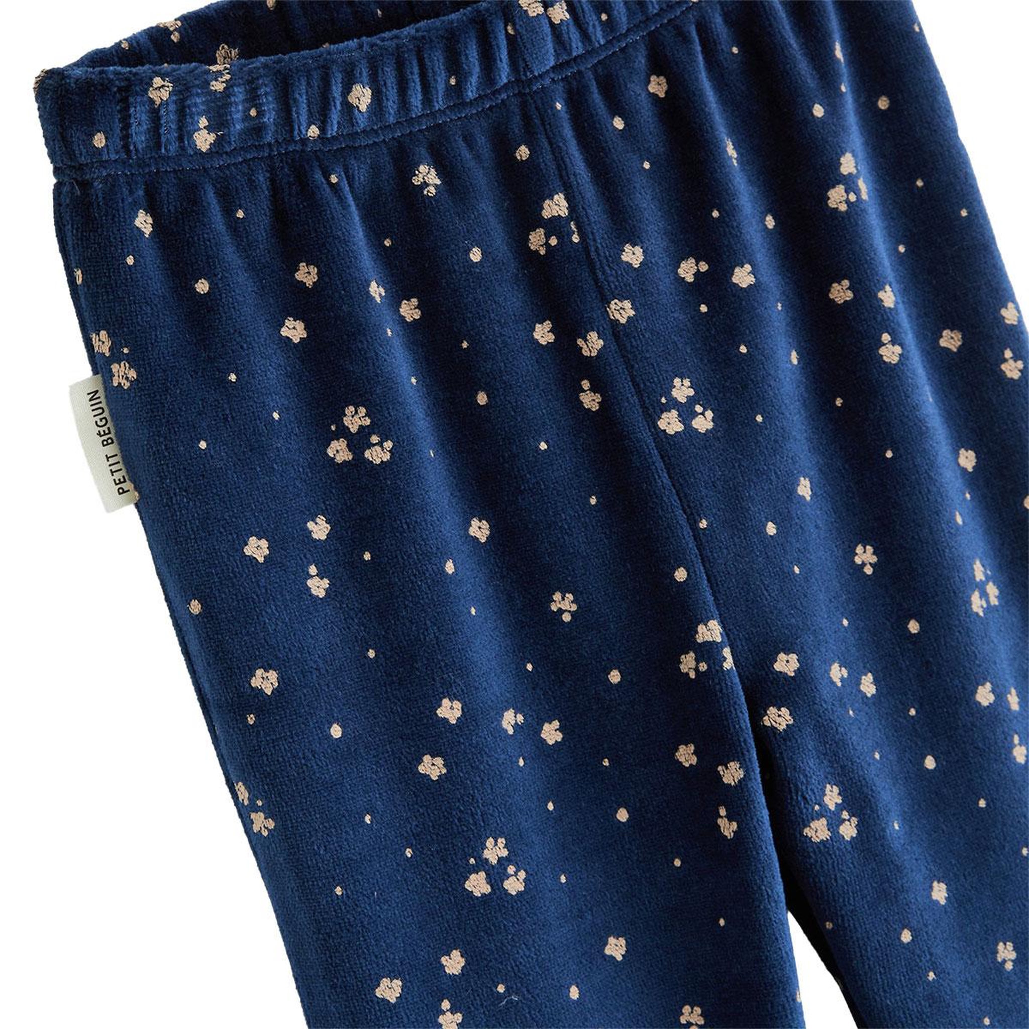 Voir la diapositive 4 : PETIT BEGUIN Lot de 2 pyjamas enfant 2 pièces en velours ollie
