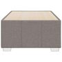 Voir la diapositive 4 : VIDAXL Cadre de lit sans matelas taupe 100x200 cm tissu
