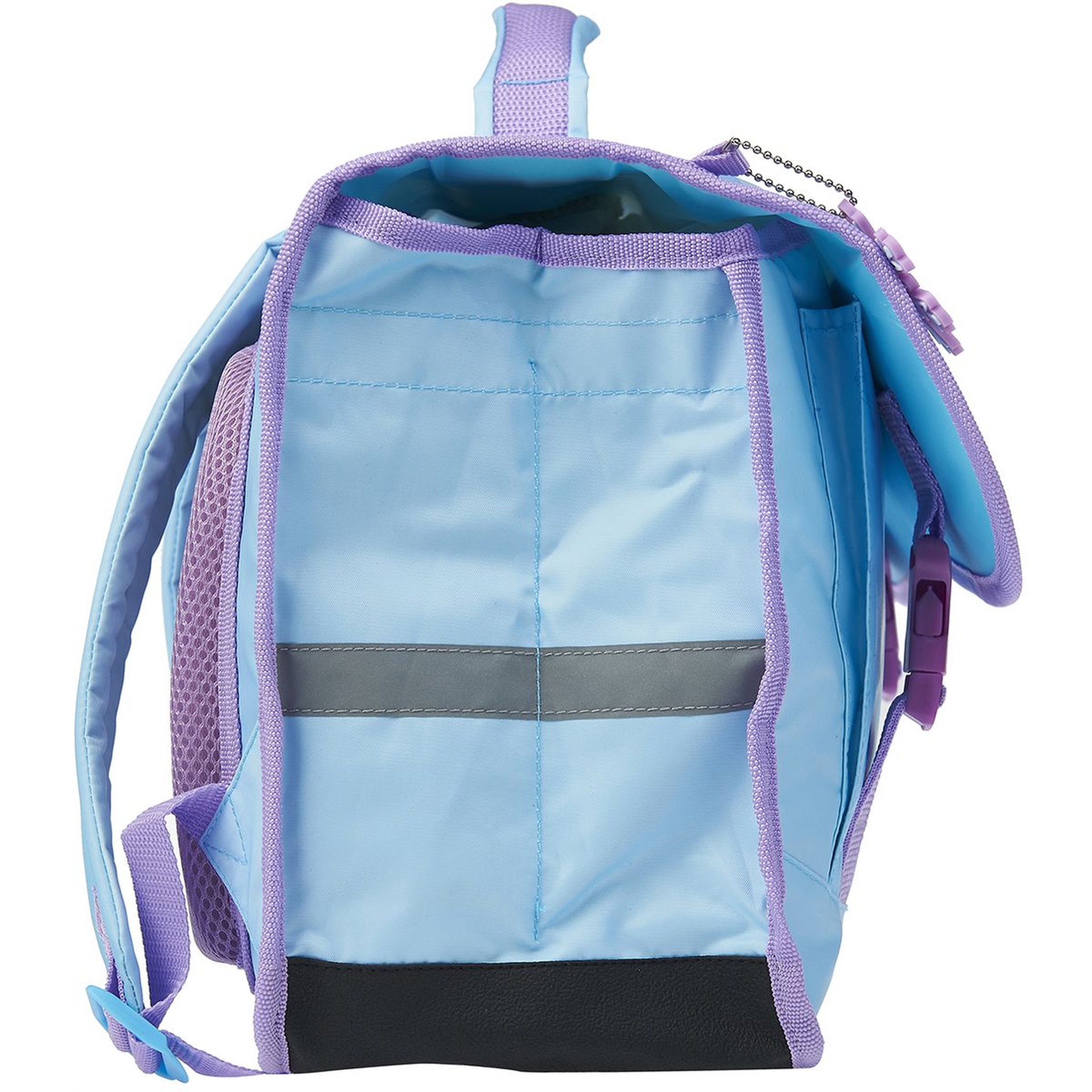 Voir la diapositive 3 : DISNEY Cartable 38 cm CP/CE1/CE2 bleu et rose Reine des Neiges