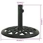 Voir la diapositive 6 : VIDAXL Socle de parasol Vert 40x40x32 cm Fonte