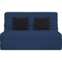 Voir la diapositive 1 : DUNLOPILLO DUNLOPILLO Banquette BZ 2 places - Bleu - ReVEUR
