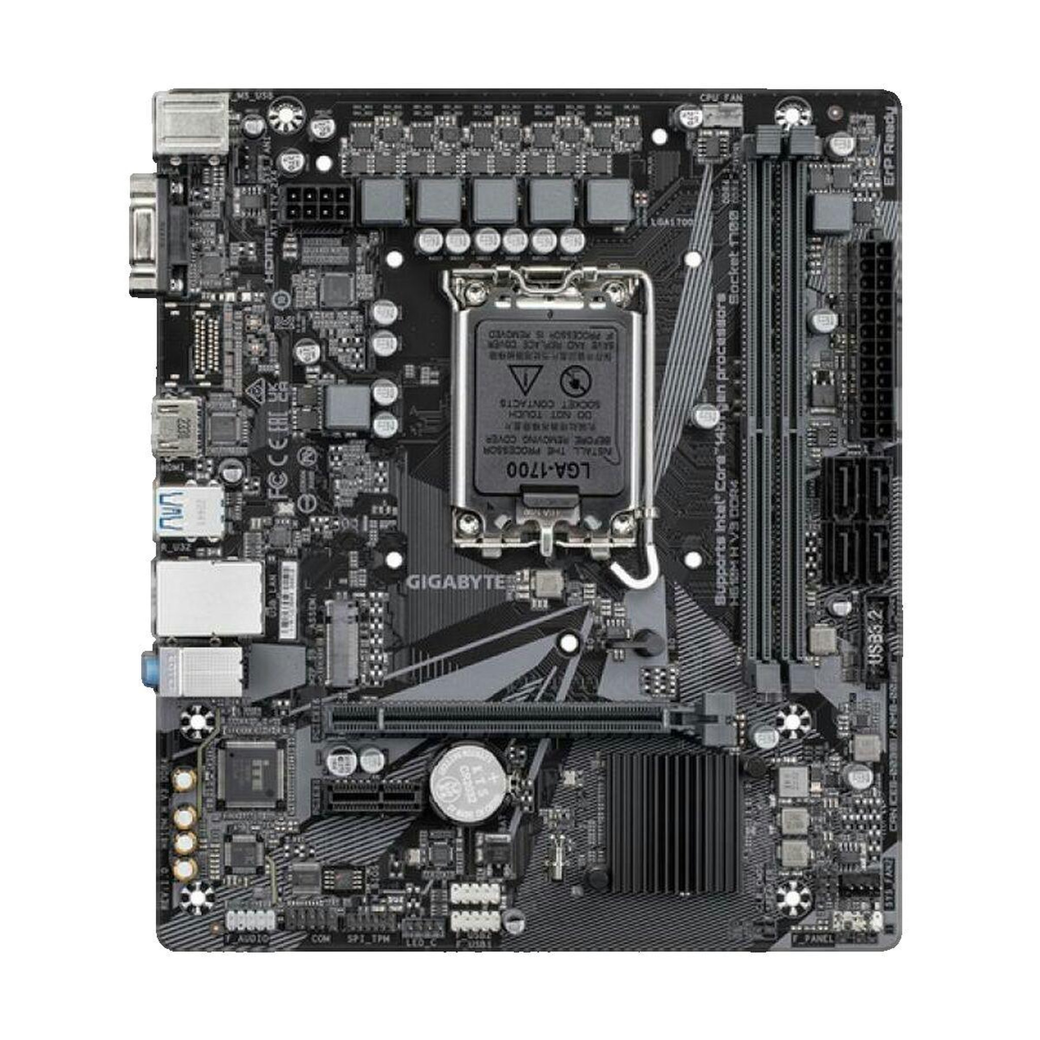 Voir la diapositive 3 : Gigabyte Carte mère Gigabyte H610M H V3 DDR4 micro ATX