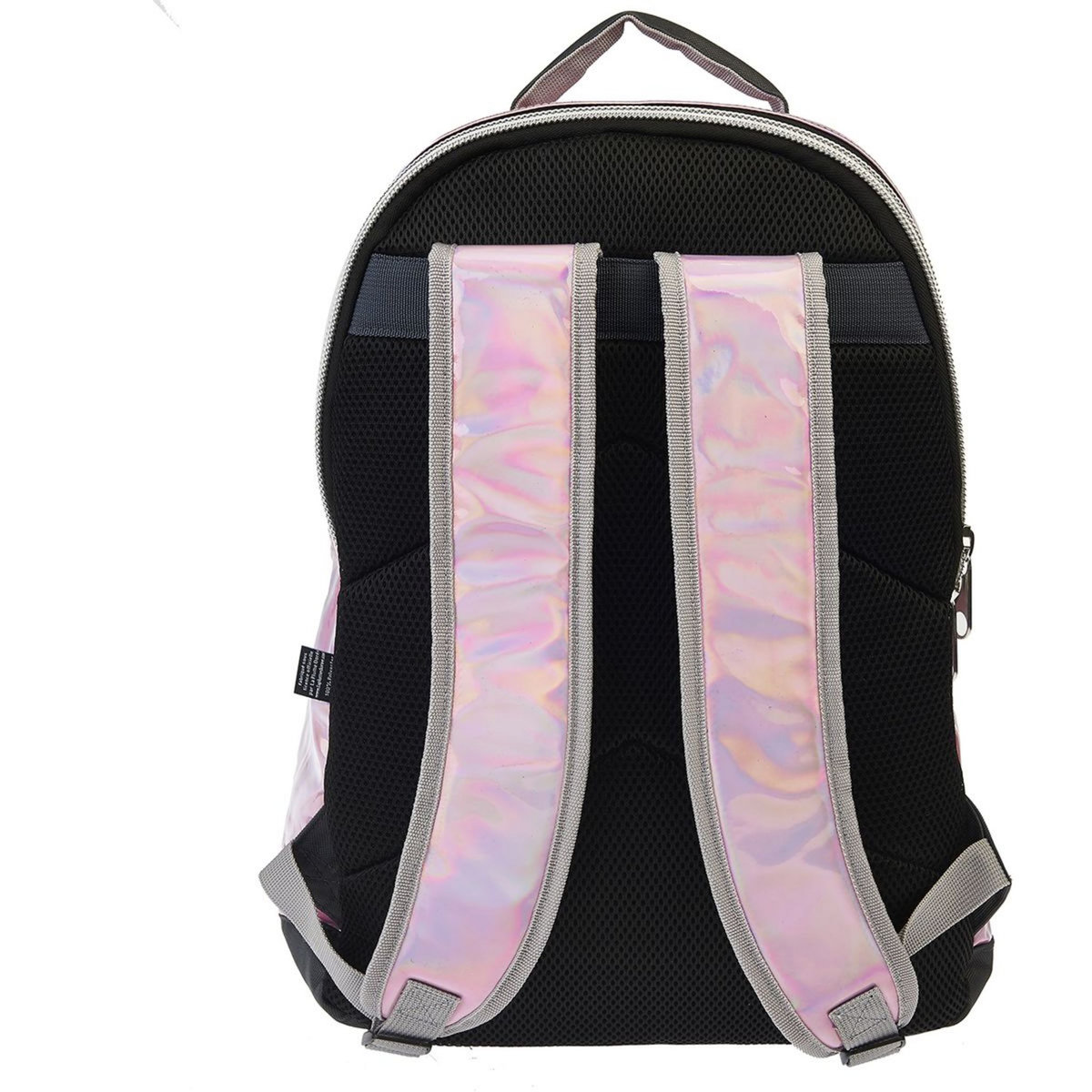 Love Love Sac à dos 2 compartiments holographique rose + trousse