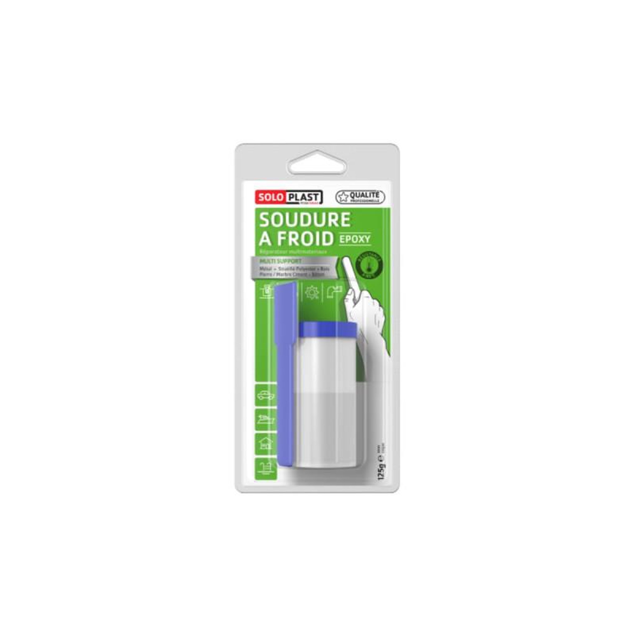 Soloplast Réparateur universel soudure à froid epoxy Soloplast 125g