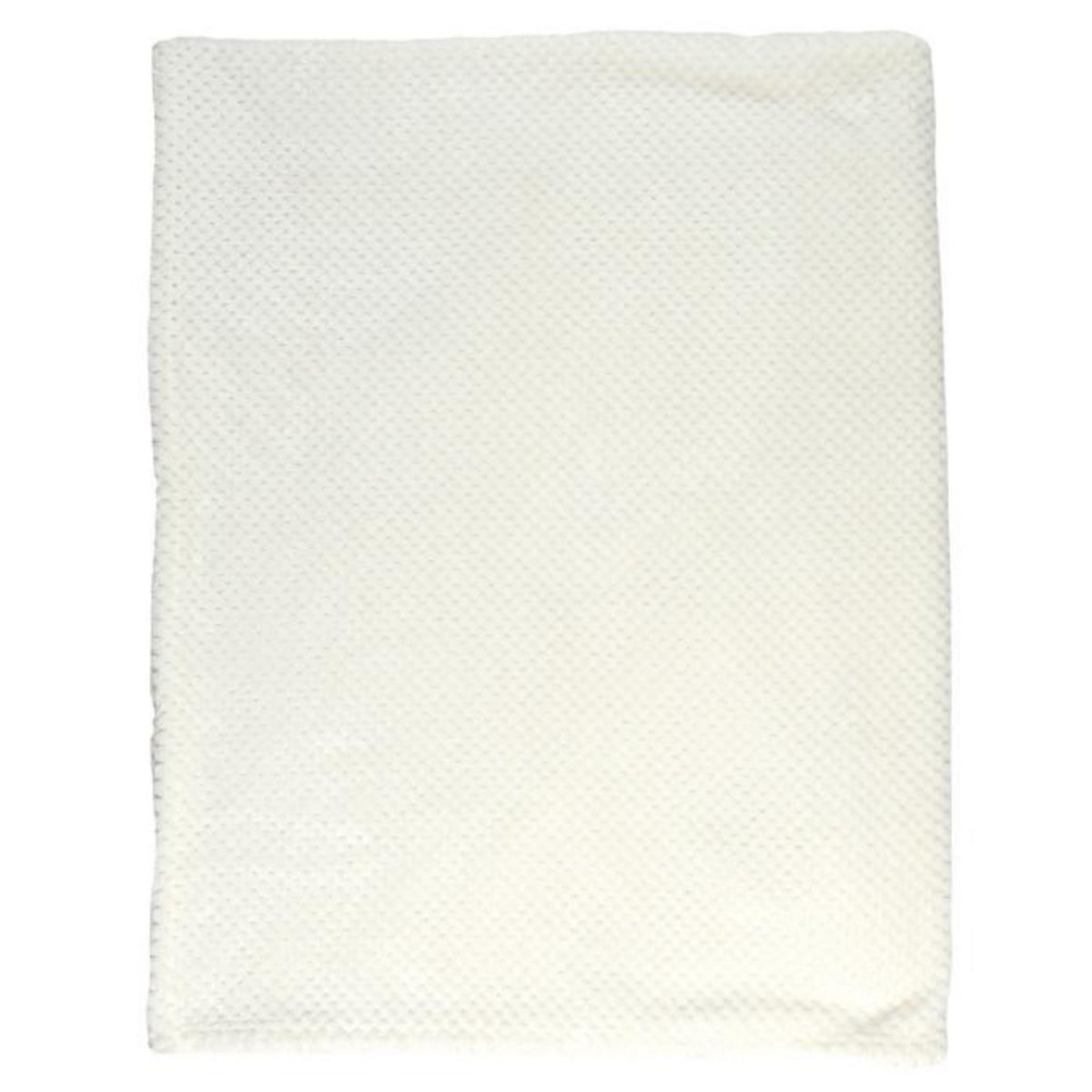 Paris Prix Plaid Nid d'Abeille  Crush  120x150cm Crème