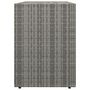 Voir la diapositive 5 : VIDAXL Armoire de rangement jardin Gris 100x55,5x80 cm Resine tressee