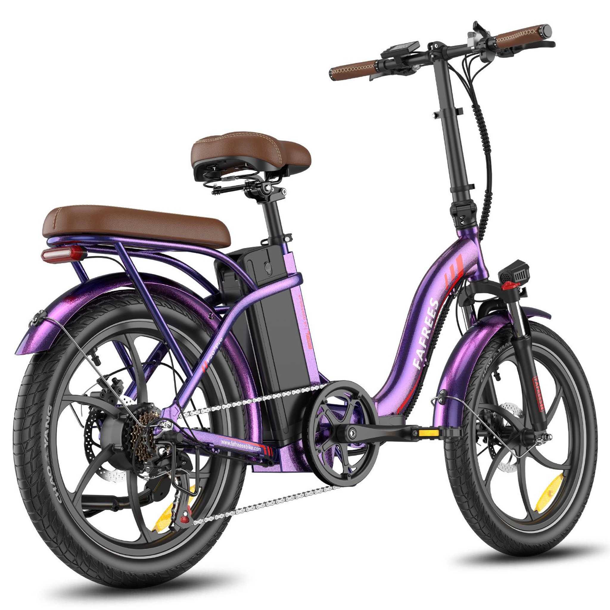 Voir la diapositive 6 : FAFREES Vélo électrique pliable de ville fafrees f20+ pro