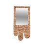 Voir la diapositive 2 : FORNORD Miroir boho jacinthe d'eau grand modèle