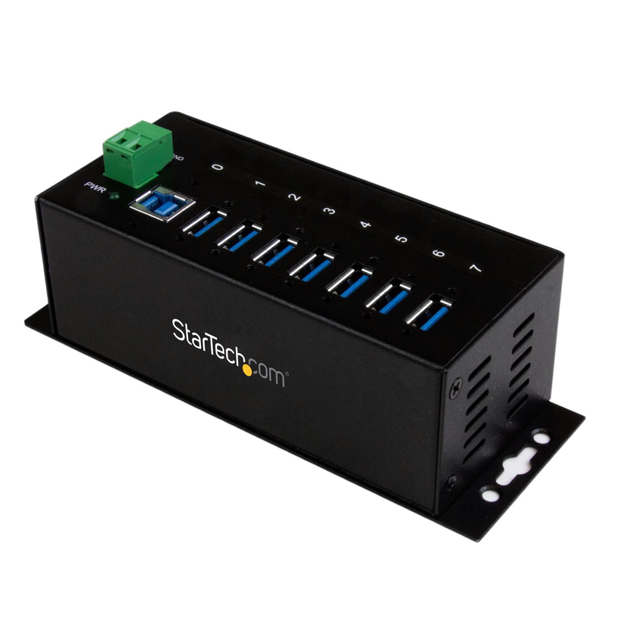 Voir la diapositive 2 : Startech Hub USB 3.0 Industriel StarTech ST7300USBME - 7 Ports avec Protection contre les surtensions