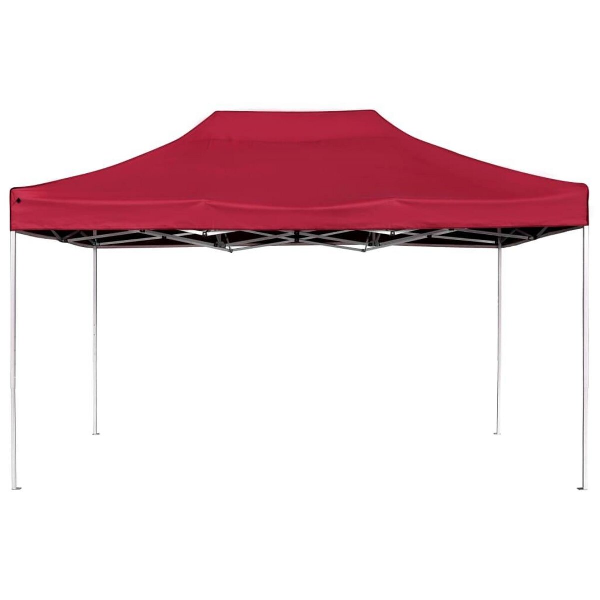 VIDAXL Tente de reception pliable Aluminium 4,5x3 m Bordeaux