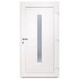 Voir la diapositive 5 : VIDAXL Porte d'entree Blanc 108x208 cm PVC