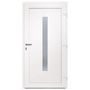 Voir la diapositive 5 : VIDAXL Porte d'entree Blanc 108x208 cm PVC