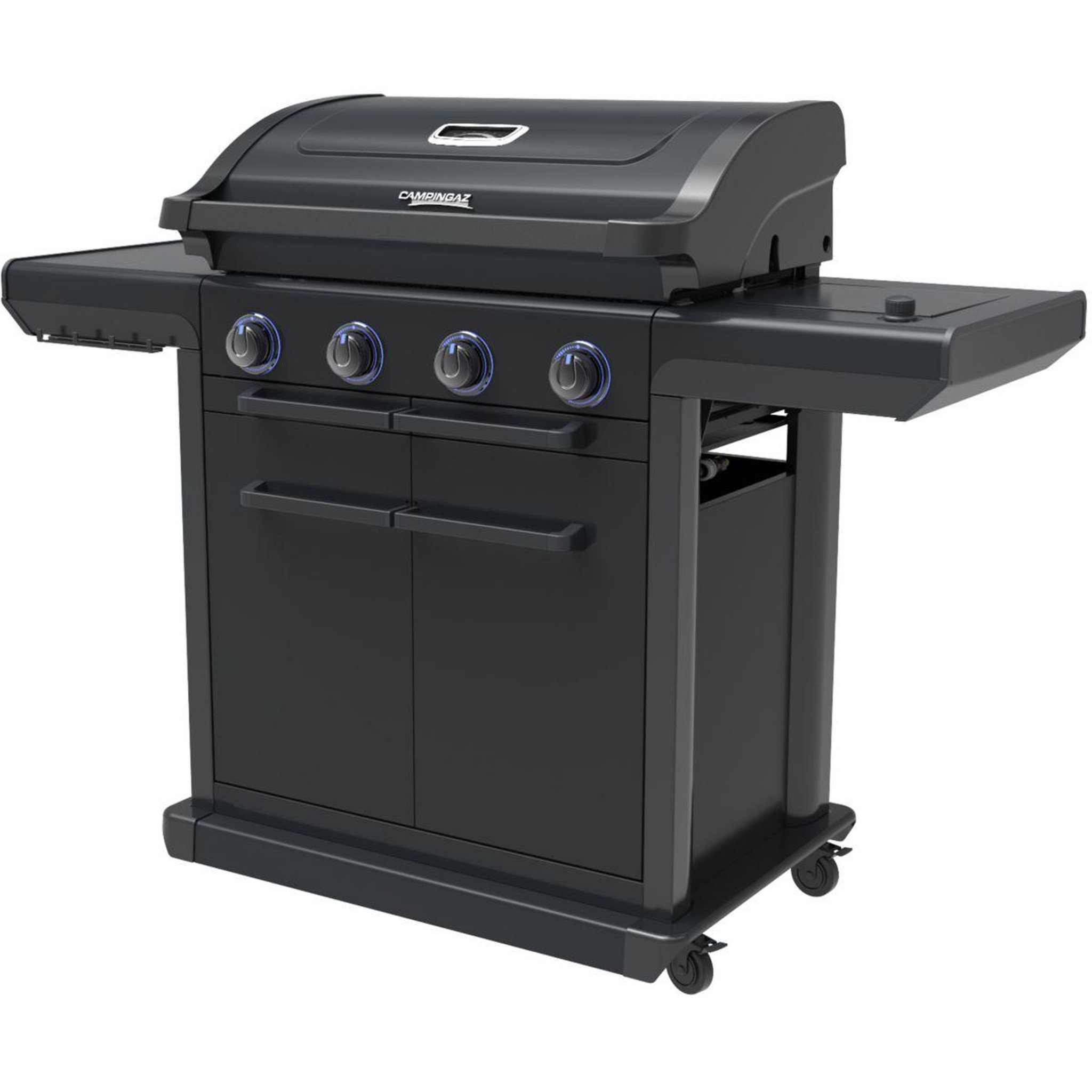 Voir la diapositive 2 : CAMPINGAZ Barbecue gaz onyx 4s noir 4 brûleurs sur chariot, 72x46 cm