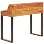 Voir la diapositive 3 : VIDAXL Bureau 110x50x94 cm Bois solide de Sesham et acier