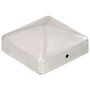 Voir la diapositive 2 : VIDAXL Bouchons de poteau de cloture 6 pcs Metal galvanise 71x71 mm