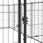 Voir la diapositive 5 : VIDAXL Chenil d extérieur pour chiens Acier 21,78 m²