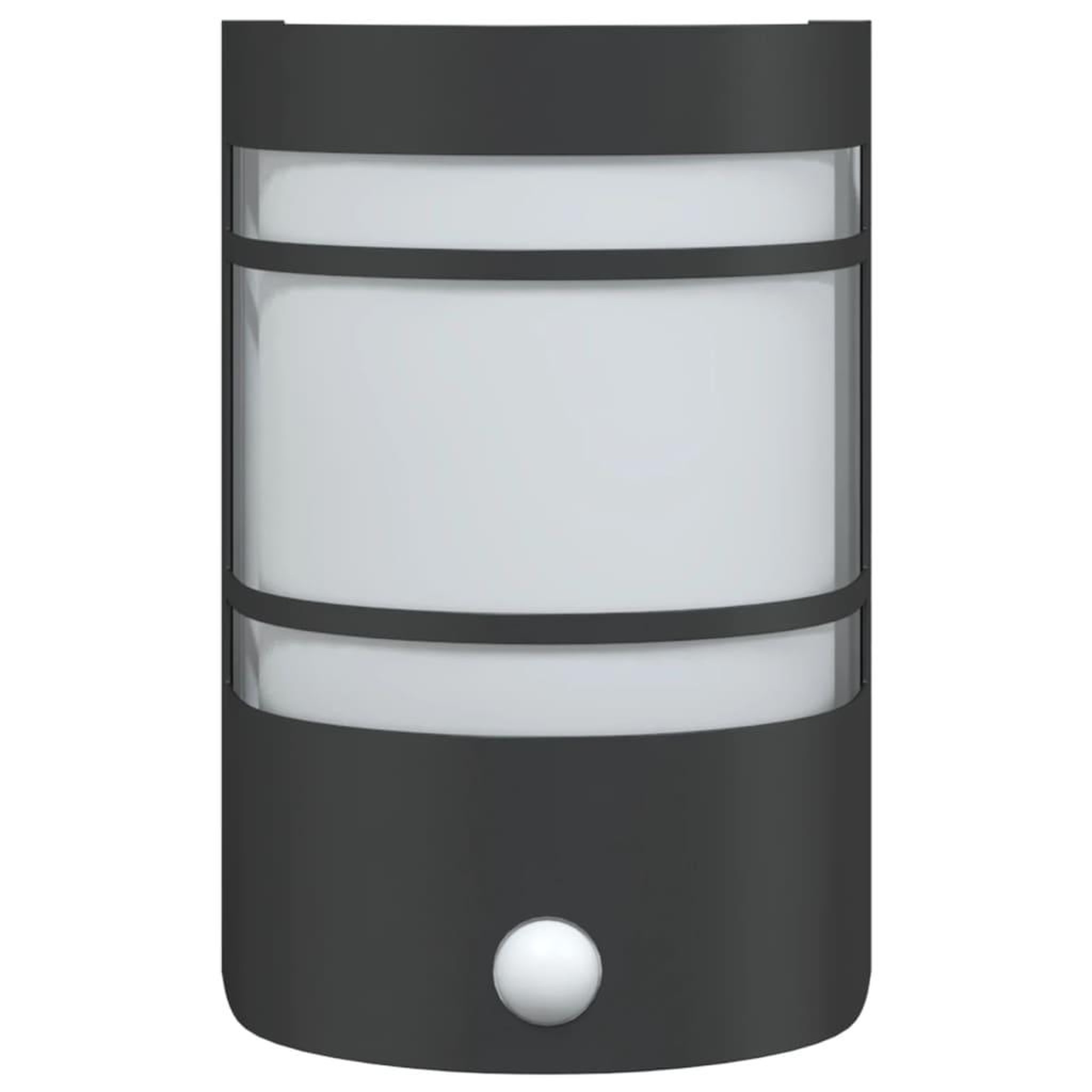 Voir la diapositive 4 : VIDAXL Appliques murales d'exterieur et capteurs 2pcs acier inoxydable