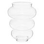 Voir la diapositive 3 : ATMOSPHERA Vase Double en Verre  Matali  36cm Ambre