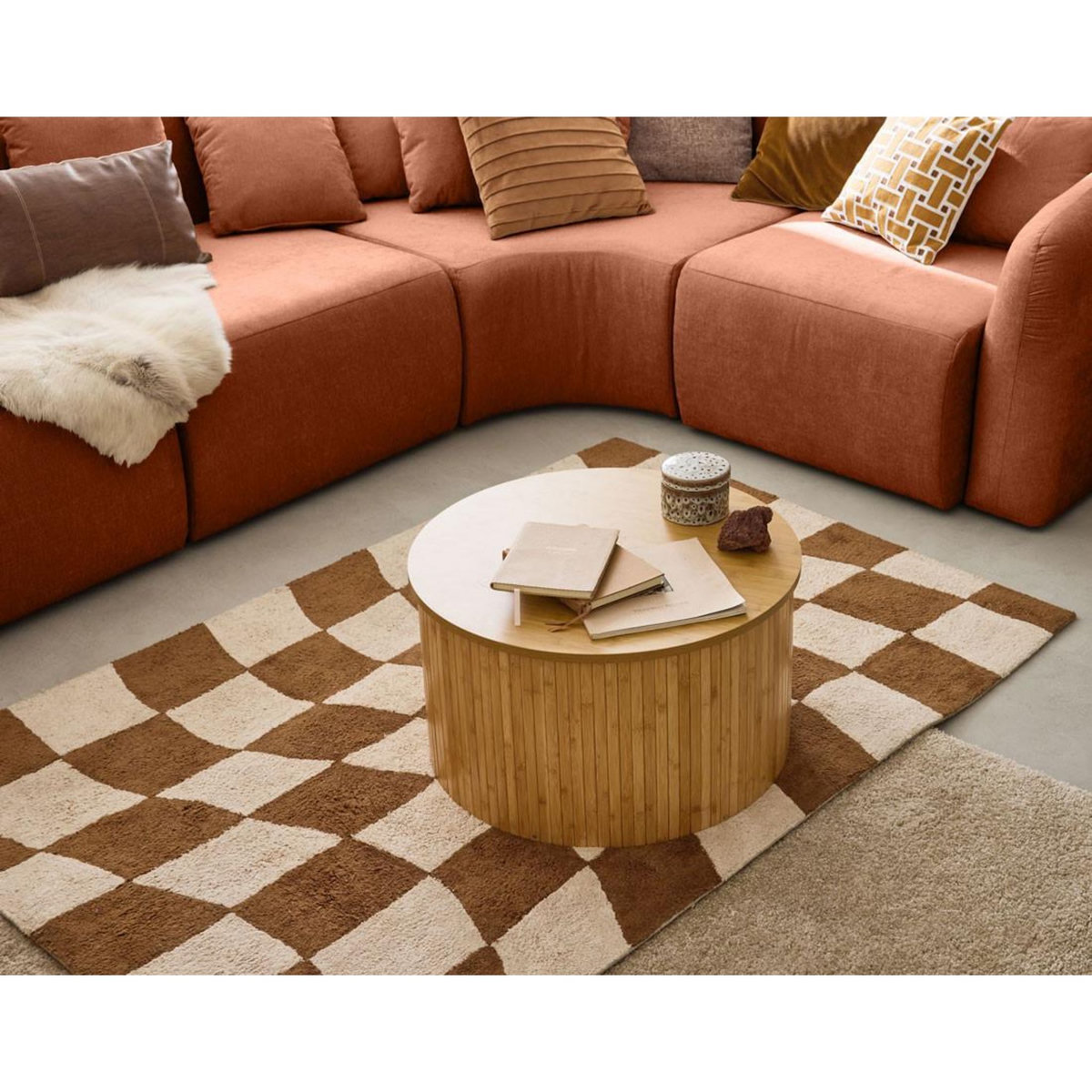 LISA DESIGN Ikare - module d'assise - en tissu