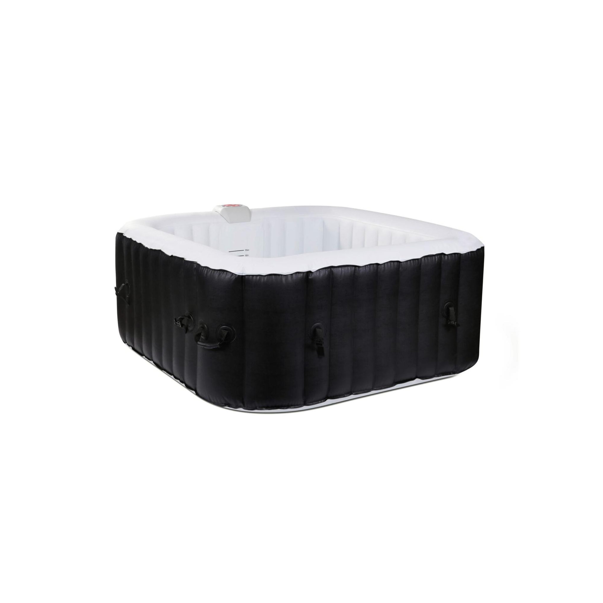Ospazia Spa gonflable 4 places carré - ospazia - dimensions : 155 x 155 cm - filtre et bâche inclus