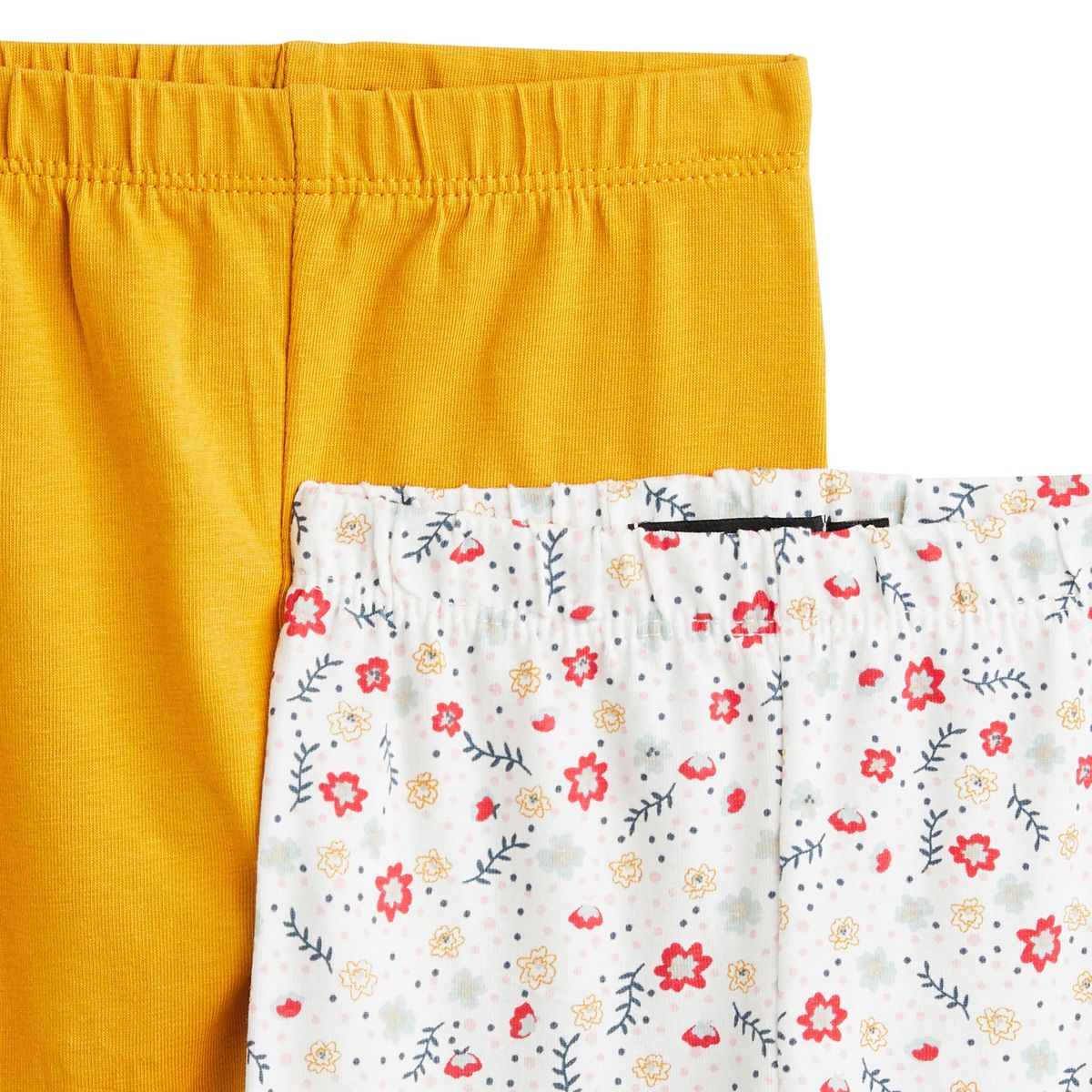 IN EXTENSO Lot de 2 leggings long bébé fille