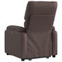 Voir la diapositive 5 : VIDAXL Fauteuil inclinable de massage electrique marron similicuir
