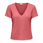 JACQUELINE DE YONG T Shirt  Femme JDY Dora. Coloris disponibles : Rose