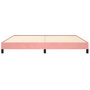 Voir la diapositive 5 : VIDAXL Cadre de lit sans matelas rose 200x200 cm velours