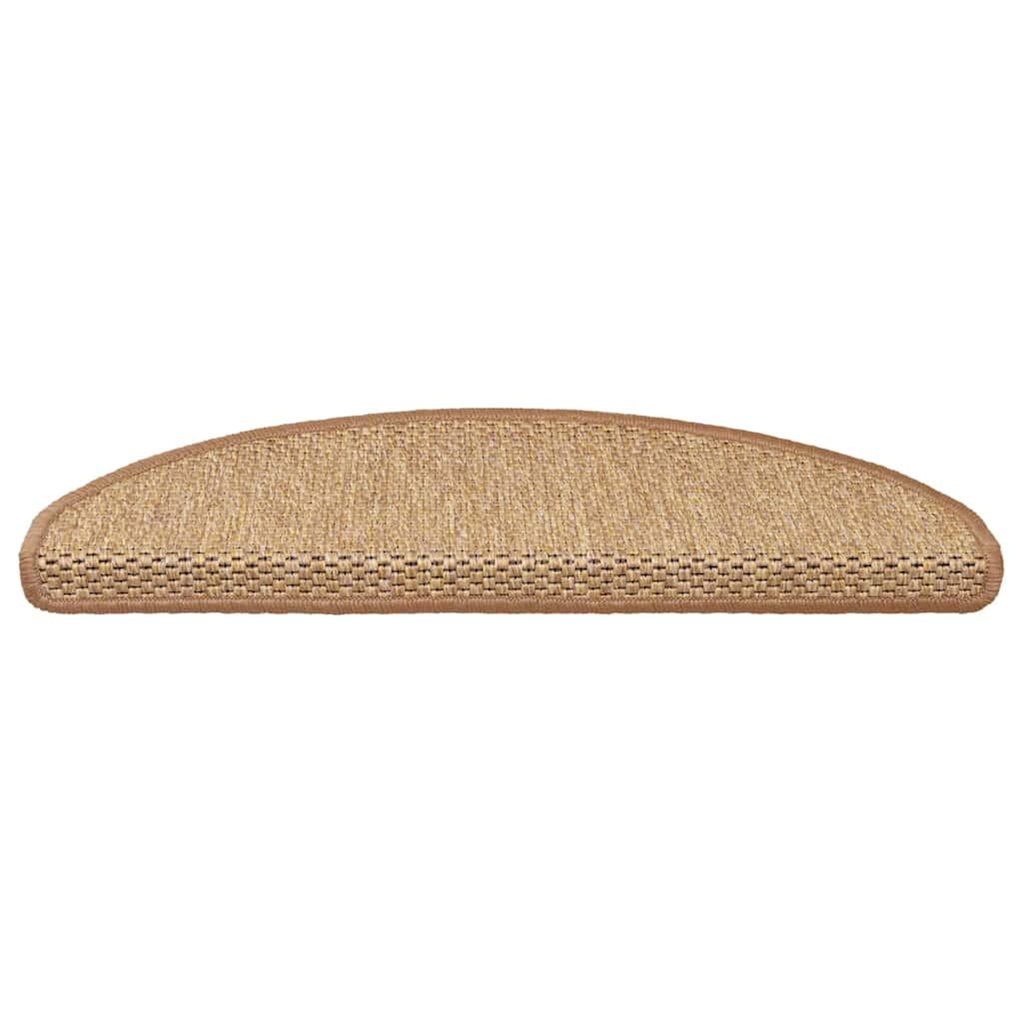 Voir la diapositive 3 : VIDAXL Tapis d'escalier autocollants 30 pcs 65x21x4 cm sisal