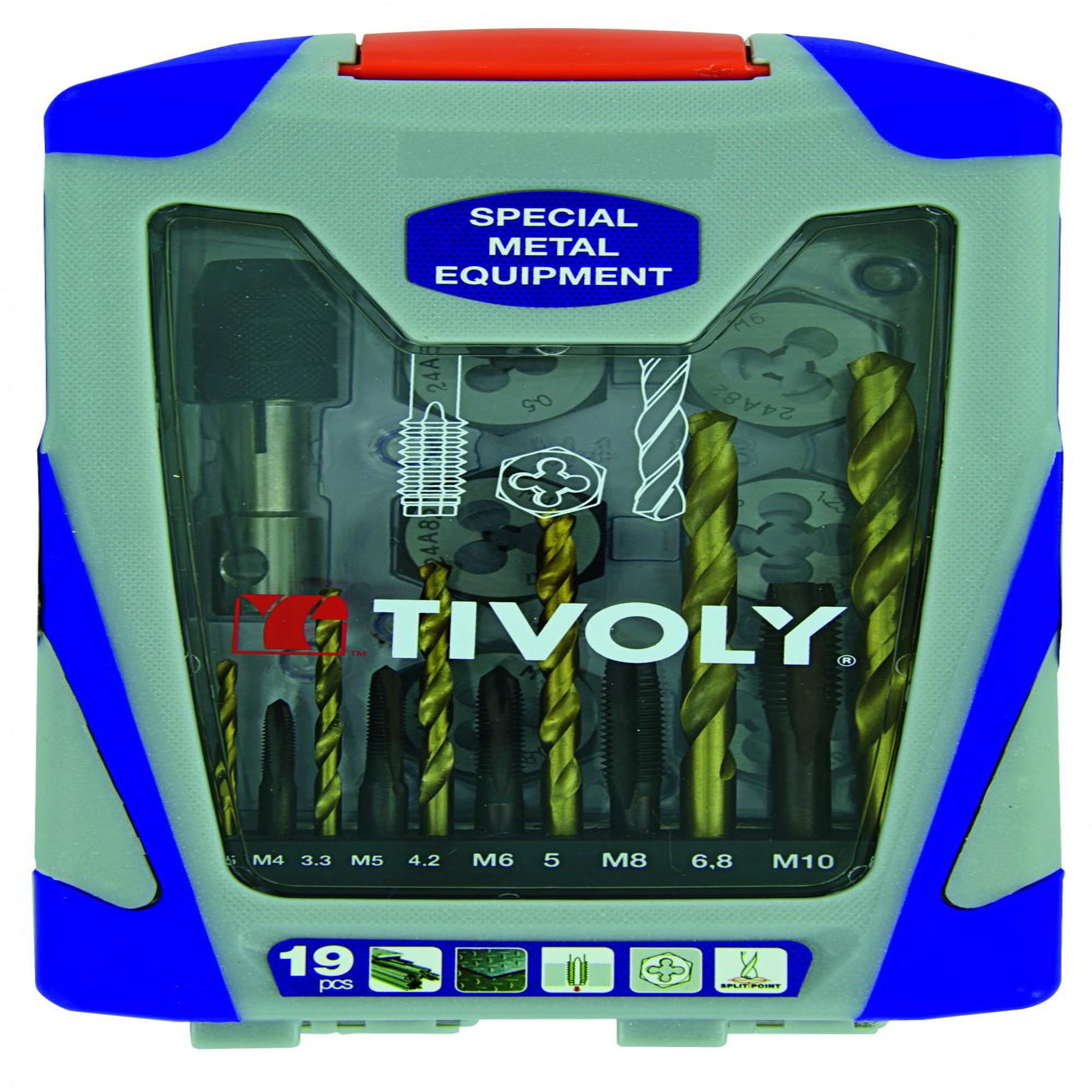 TIVOLY Coffret de 19 forets pour métal TIVOLY