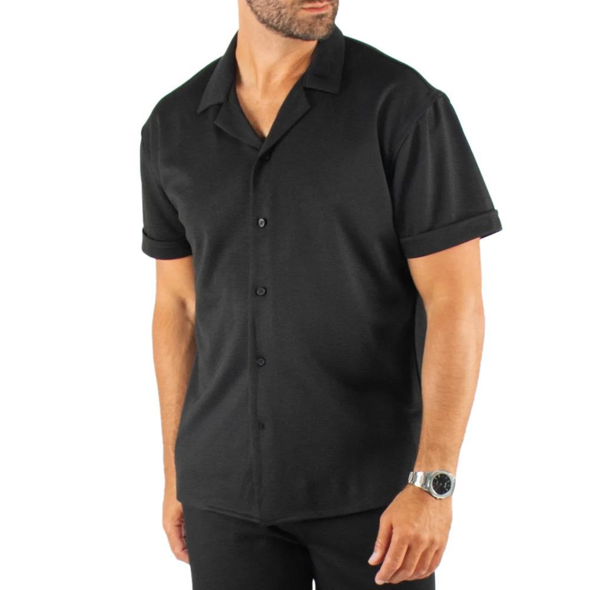 Voir la diapositive 1 : PANAME BROTHERS Chemise Noir Homme Paname Brothers Dov