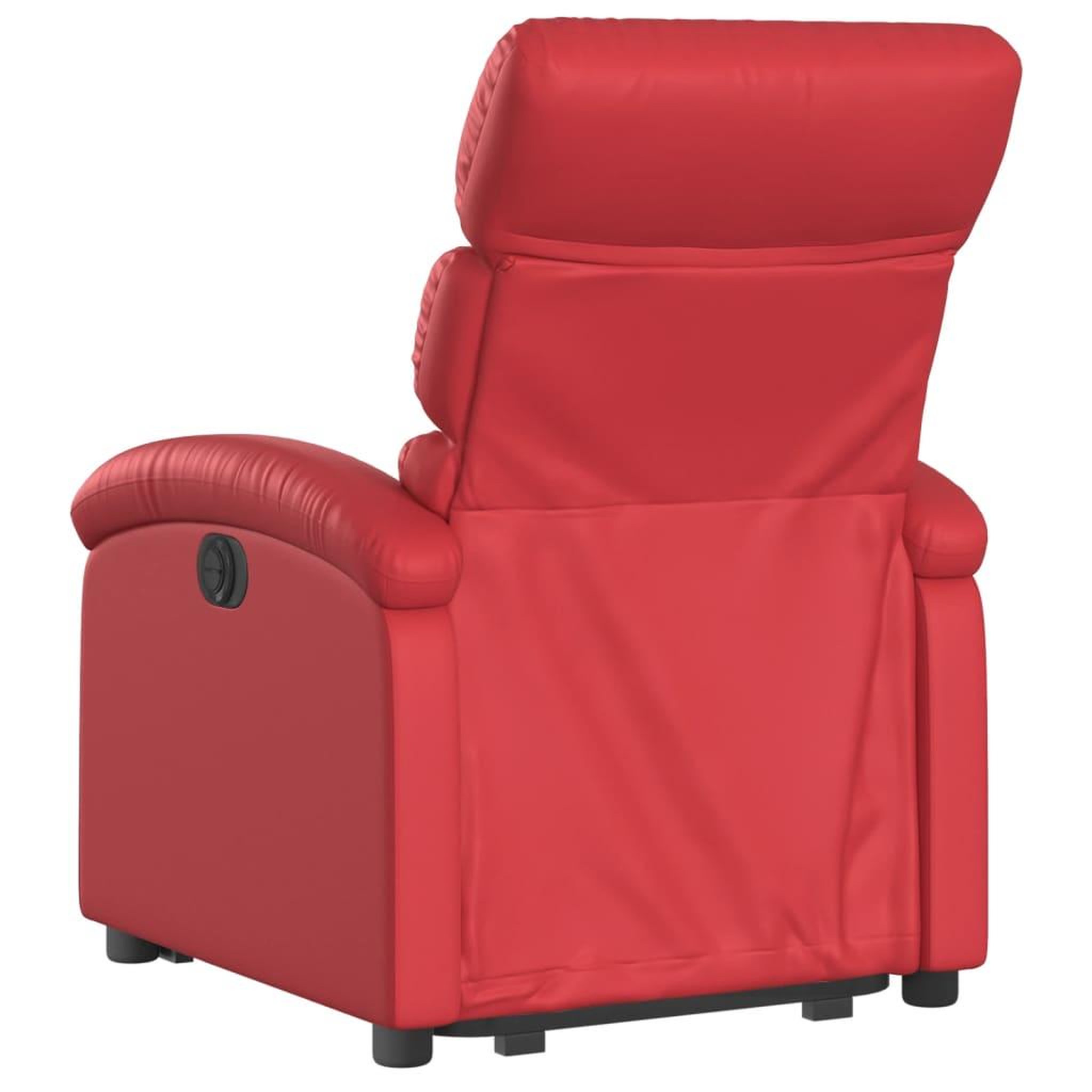 Voir la diapositive 4 : VIDAXL Fauteuil inclinable de massage Rouge Similicuir