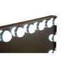 Voir la diapositive 6 : Paris Prix Miroir avec LED  Hollywood  55cm Blanc
