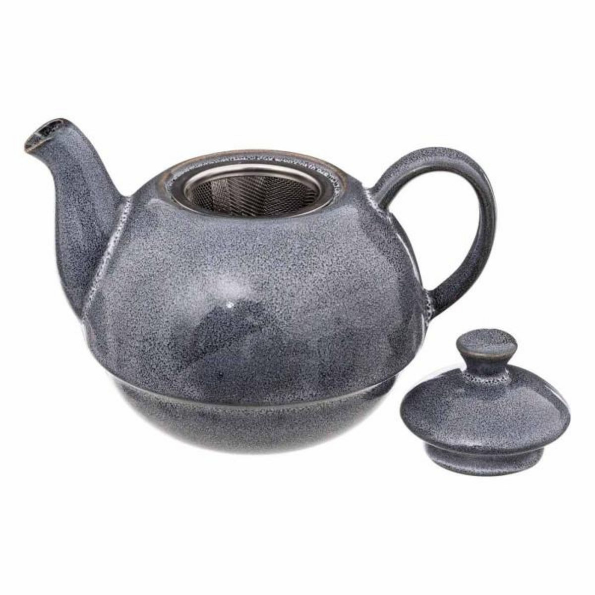 SECRET DE GOURMET Théière & Tasse avec Sous-Tasse  Callie  50cl Bleu