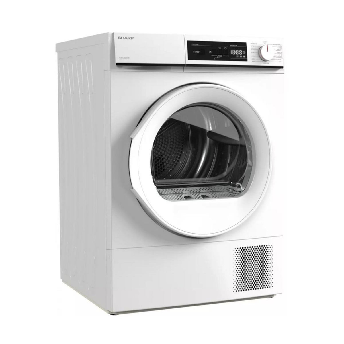 Sharp Sèche-linge pompe à chaleur 60cm 10kg blanc - KDNHA0S6GWE