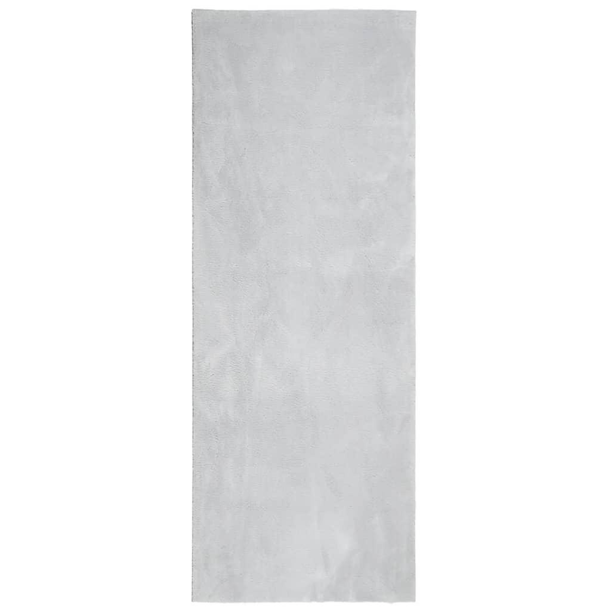 Voir la diapositive 2 : VIDAXL Tapis HUARTE a poils courts doux et lavable gris 80x200 cm