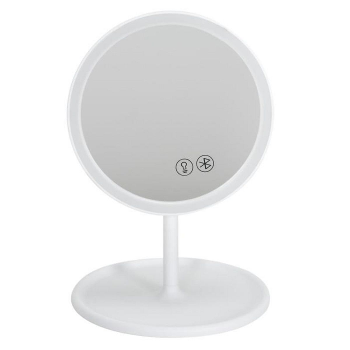 Paris Prix Miroir Lumineux Led Sans Fil  Enceinte  26cm Blanc