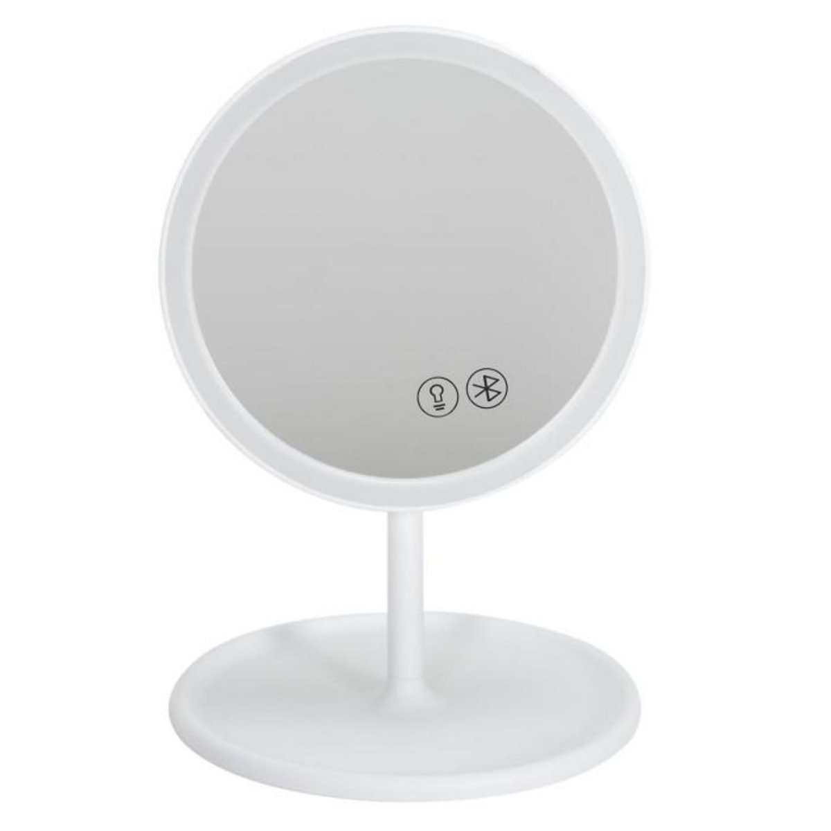 Paris Prix Miroir Lumineux Led Sans Fil  Enceinte  26cm Blanc