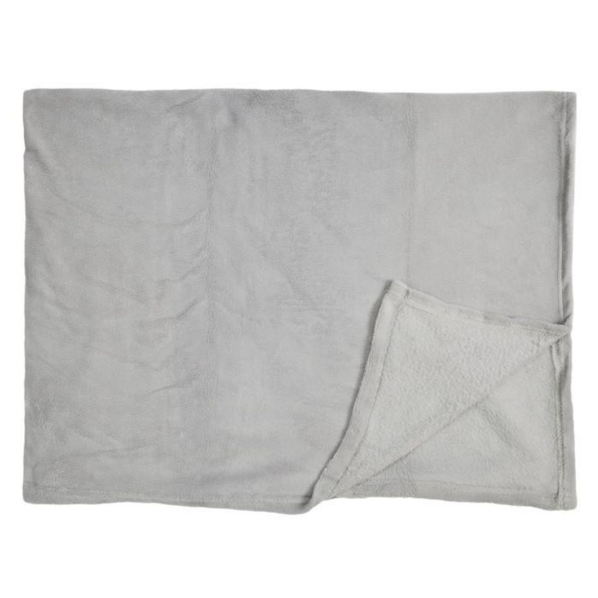 Paris Prix Plaid Microfibre  Roméo  120x150cm Gris Clair