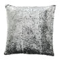 Voir la diapositive 3 : Paris Prix Coussin Déco Réversible  Sequin  45x45cm Noir & Argent