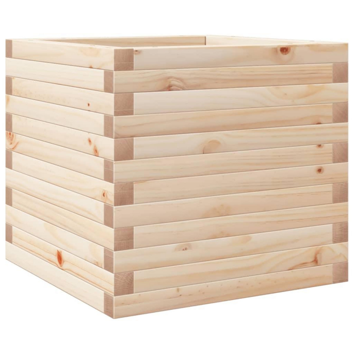 VIDAXL Jardiniere 50x50x45,5 cm bois de pin massif