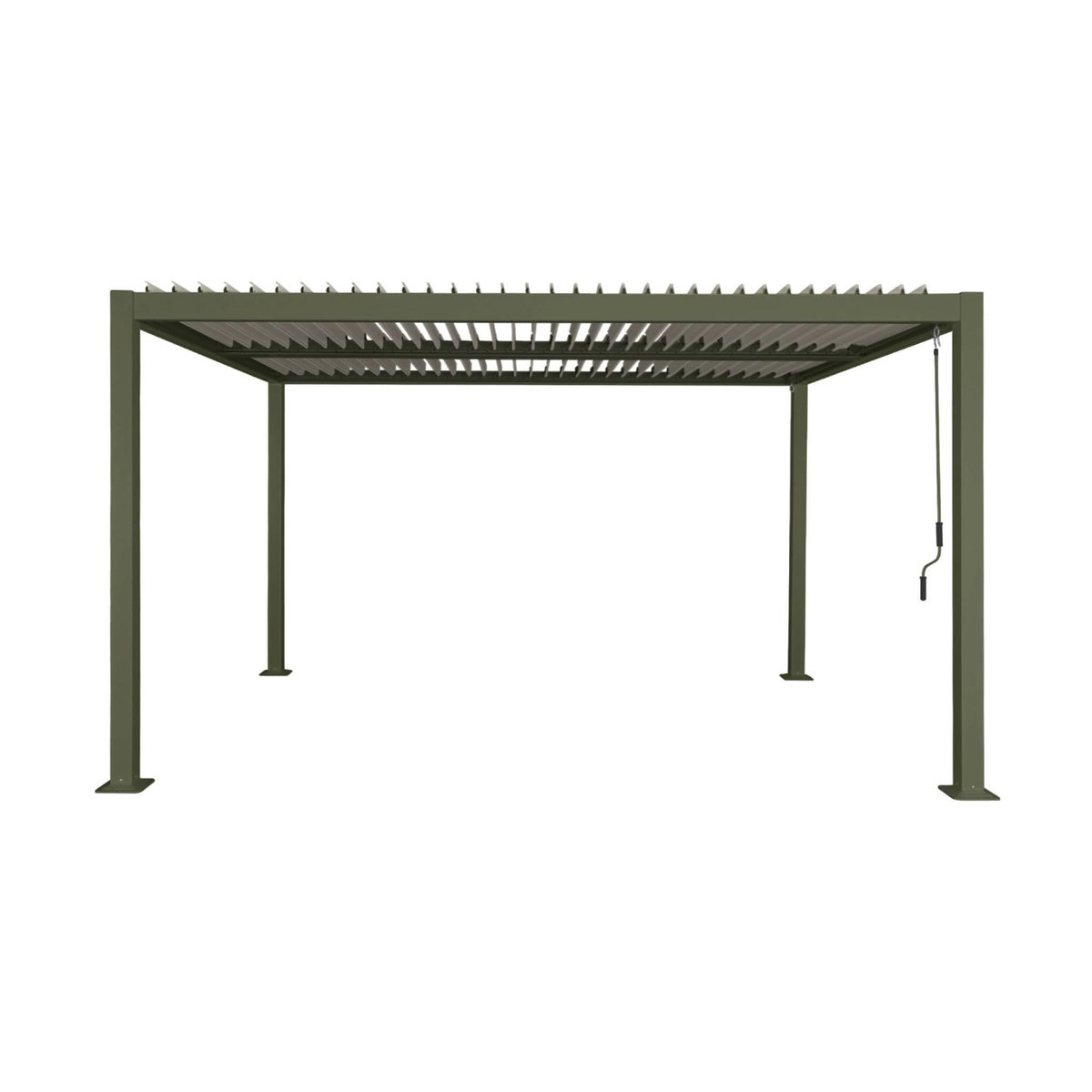 SWEEEK Pergola bioclimatique aluminium et acier lames orientables 4x3m Palace