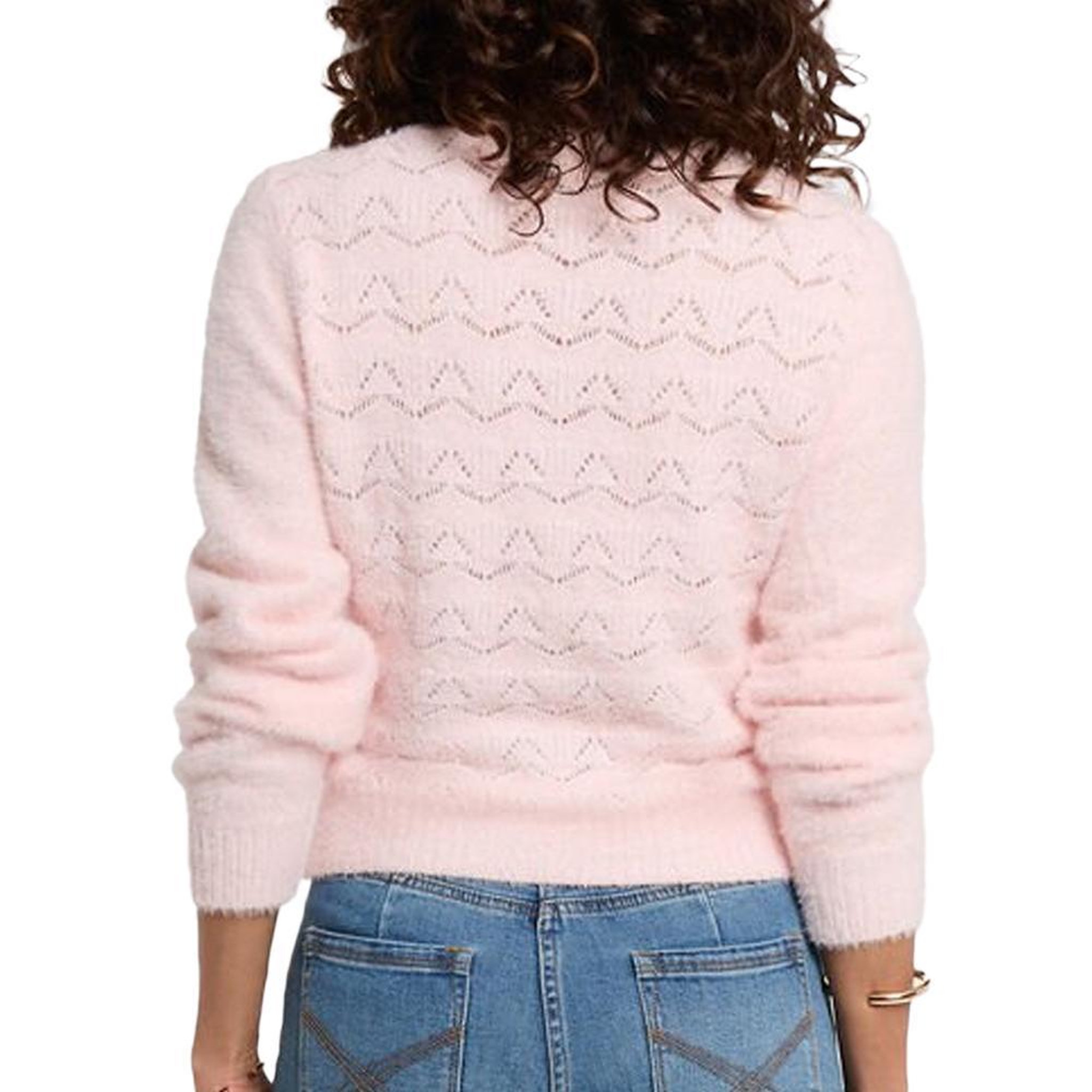 Voir la diapositive 2 : MORGAN Gilet Rose Femme Morgan LILY