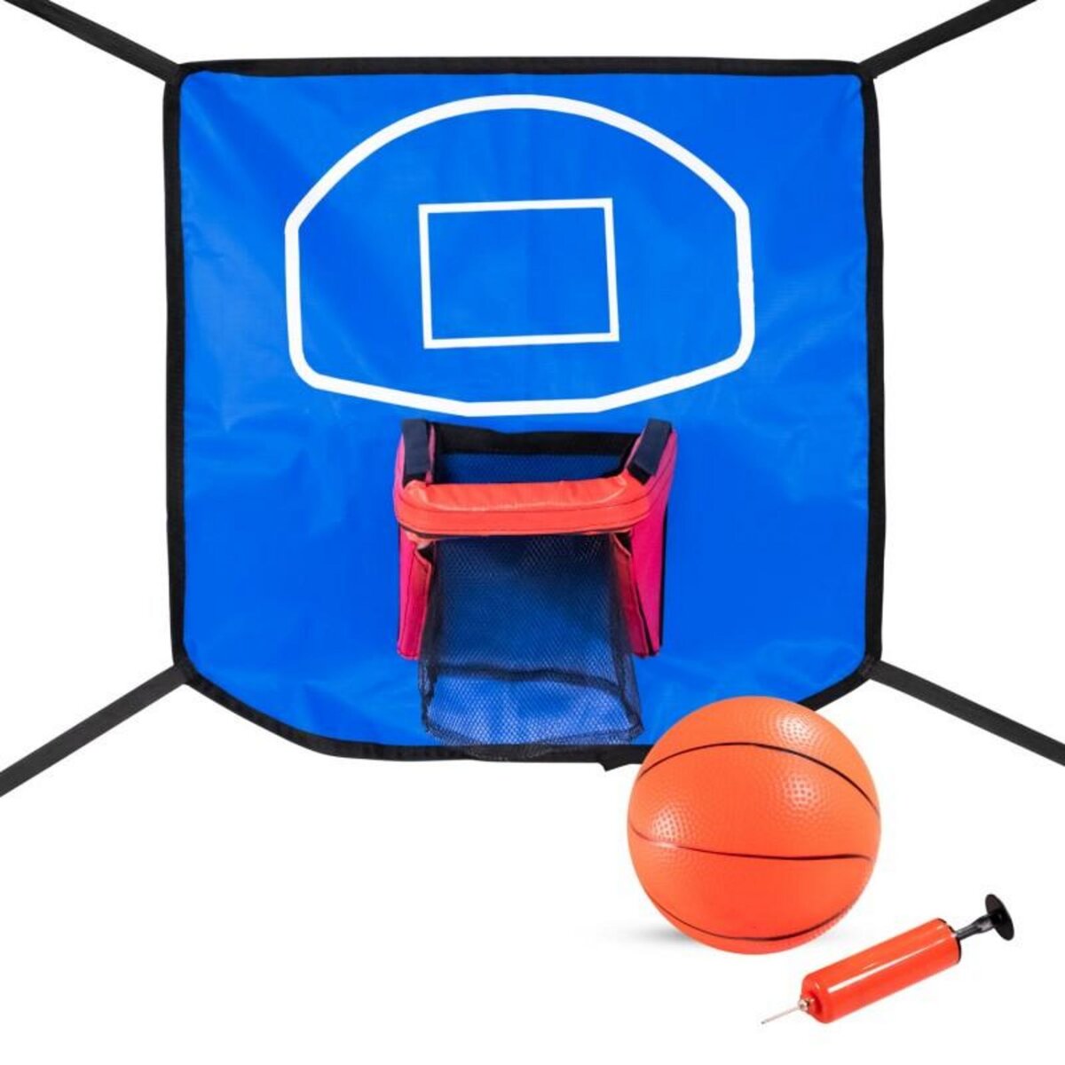 JUMP4FUN Panier de basket avec ballon et pompe inclus pour trampoline de  jardin Universel - 60 x 60cm pas cher 