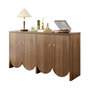 Voir la diapositive 1 : MERAX Buffet 4 porte(s) 0 tiroir(s) - 147 cm naturel mdf