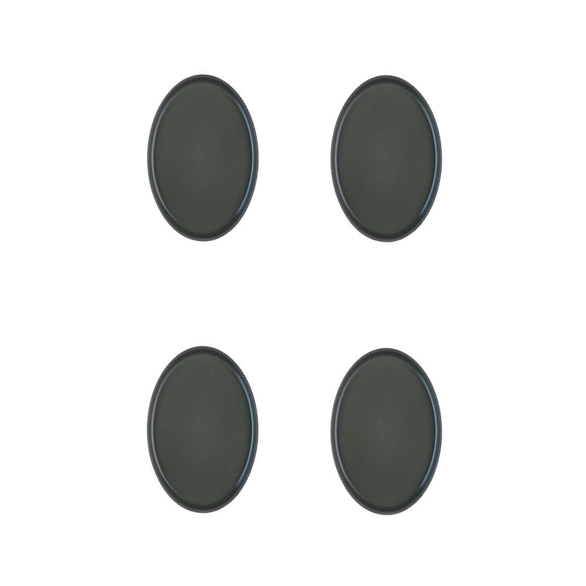 BJORN Assiette scandi ø16,5cm - 4 pièces - olive