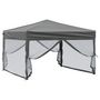 Voir la diapositive 3 : VIDAXL Tente de reception pliable avec parois Anthracite 3x3 m