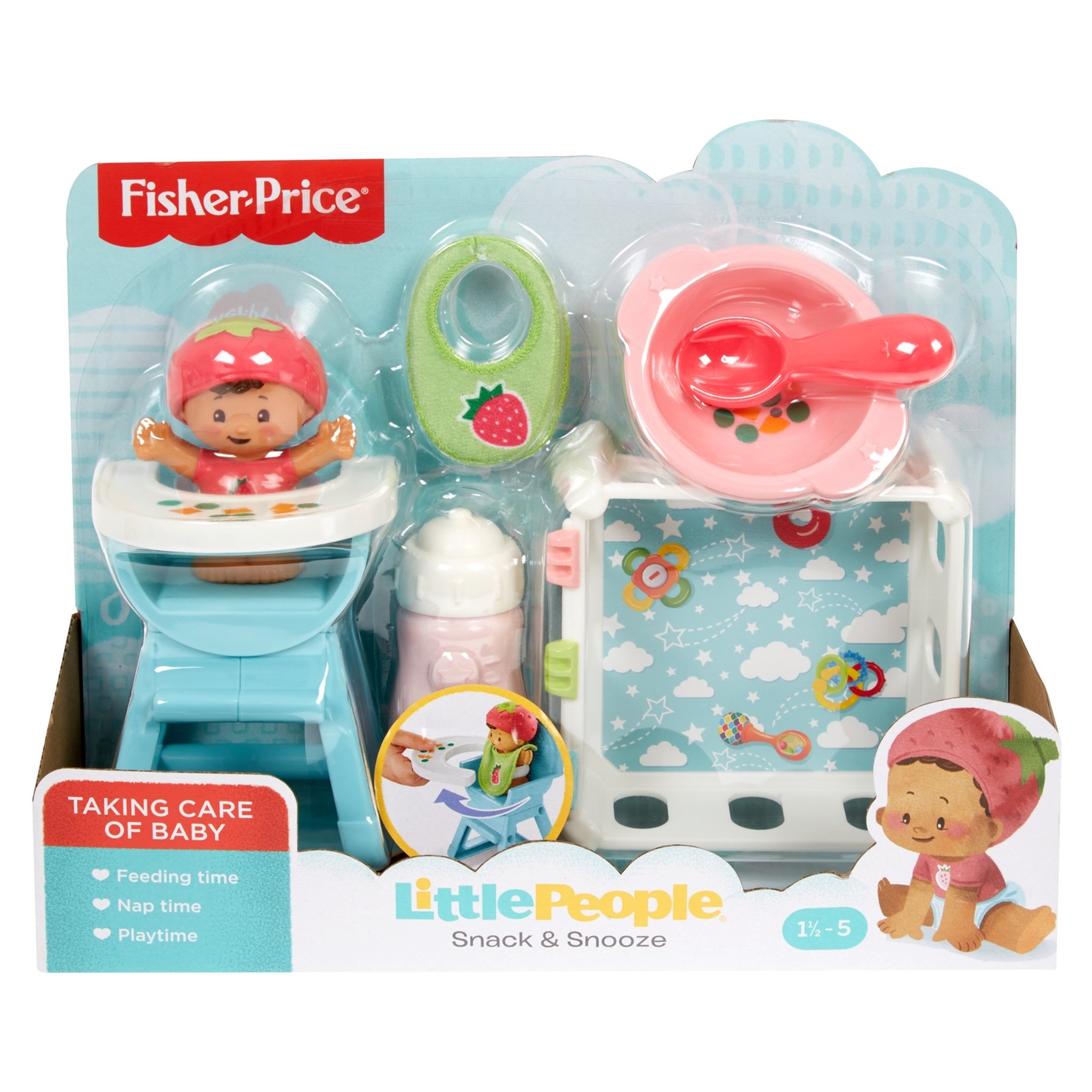 Voir la diapositive 9 : Fisher price Pack deluxe Little People Babies