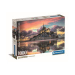 CLEMENTONI Puzzle Compact Clementoni Le magnifique Mont Saint-Michel 1000 pièces