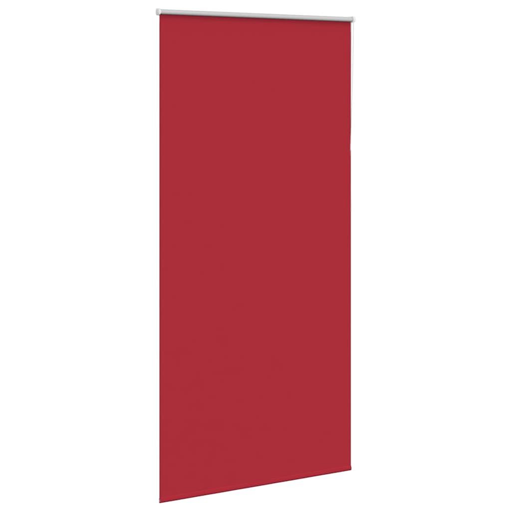 Voir la diapositive 3 : VIDAXL Store enrouleur occultant rouge largeur du tissu 100,7 cm